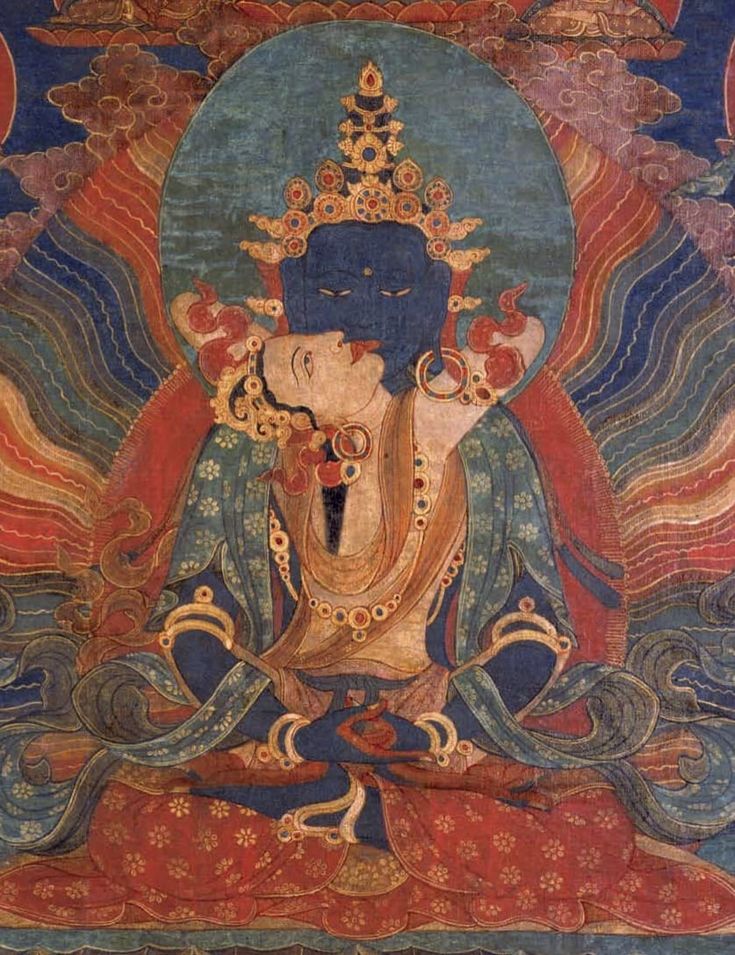 Dorjechang (Vajradhara) - the primordial Dharmakaya Buddha for the Kagyu lineage