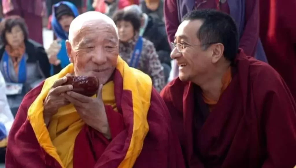 Khenpo Tsültrim Gyamtso Rinpoche with Dzogchen Ponlop Rinpoche