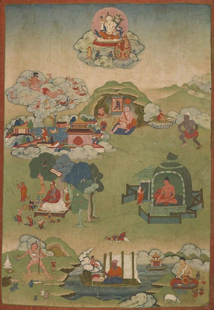 Eight Mahasiddhas and Deity Yoga