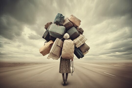 Having a lot of baggage