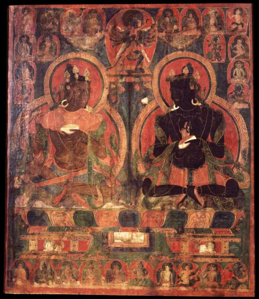 Thangka of Tilopa and Naropa