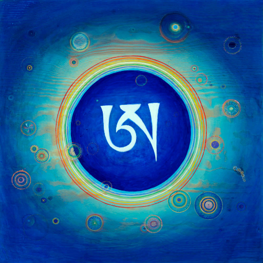 The 'A' symbol of Dzogchen, the mother of all sounds