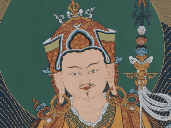 Padmasambhava, whose 'Self-Liberation through Seeing with Naked Awareness' was revealed by Karma Lingpa